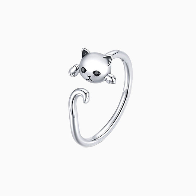 Hugging Cat Ring Hover Image