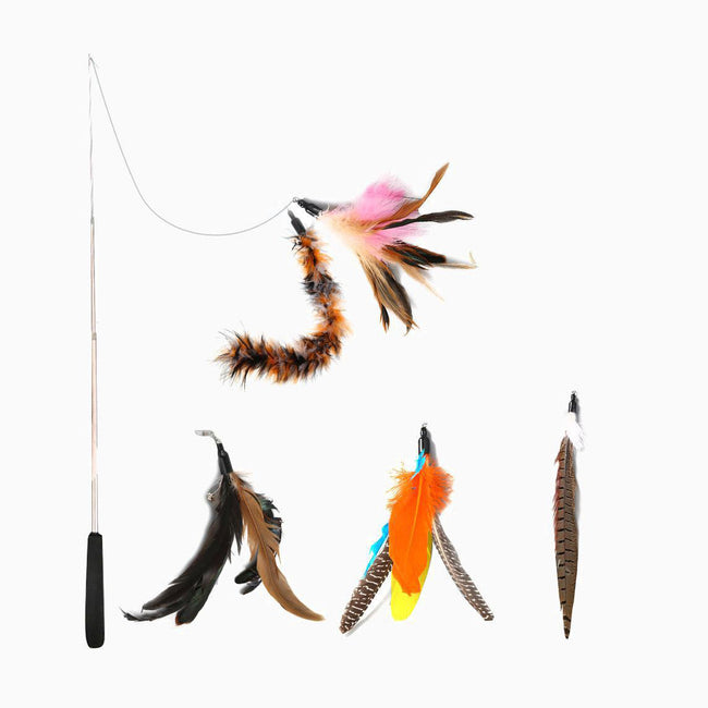 Addictive Feather Rod Cat Toys Hover Image