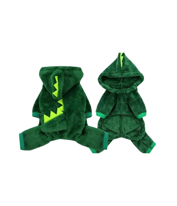 Pet Dinosaur Plush & Snug Winter Costume Main Image