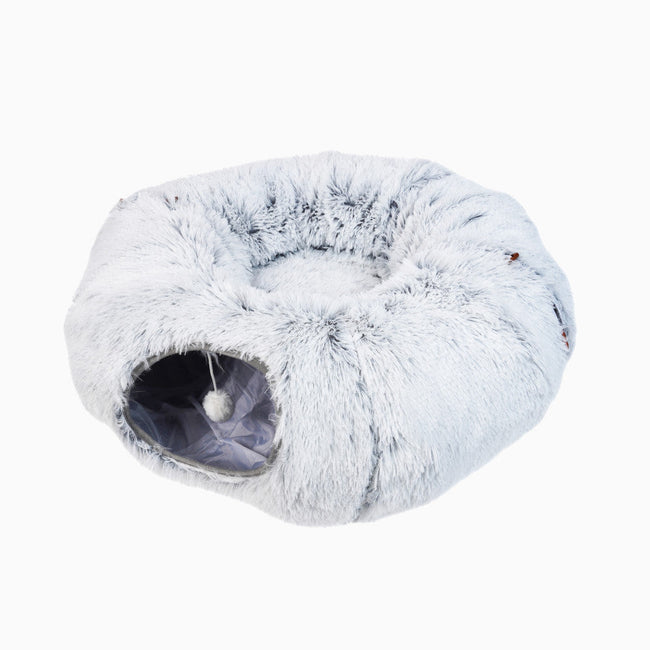 Collapsible Cat Tunnel Bed Hover Image