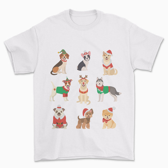 Santa Paws Dogs T-Shirt Hover Image