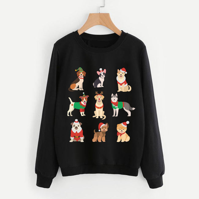 Santa Paws Dogs Xmas Sweatshirt Main Image