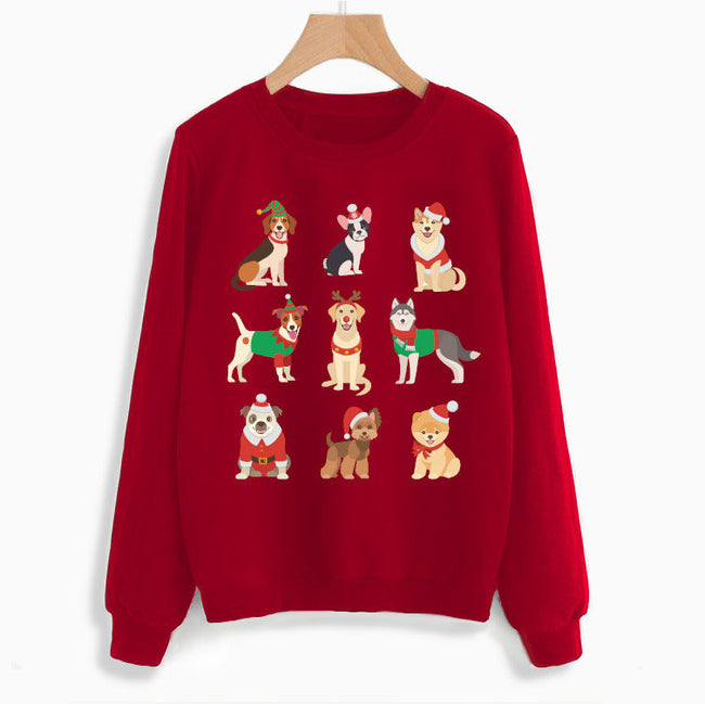 Santa Paws Dogs Xmas Sweatshirt Hover Image
