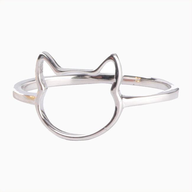 Open Cat Face Ring Main Image