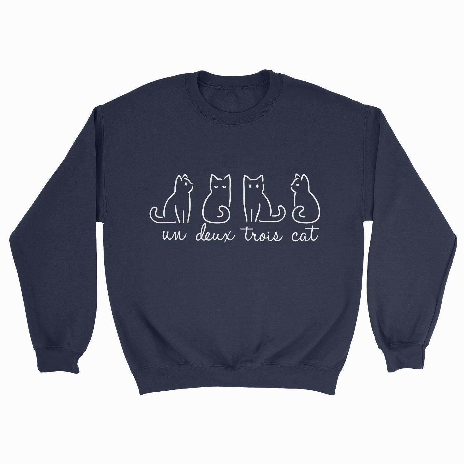 Un Deux Trois Cat Sweatshirt